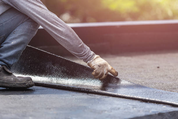 Professional Emergency Waterproofing technician working in Jefferson, MD